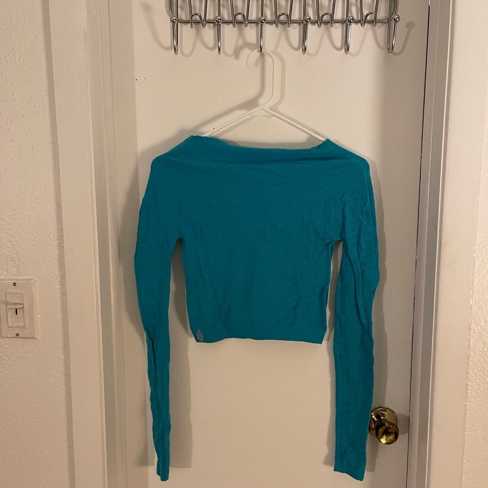 NWT Free People Movement ‘Gone adrift’ Long Sleeve Top - size L. - Picture 4 of 5